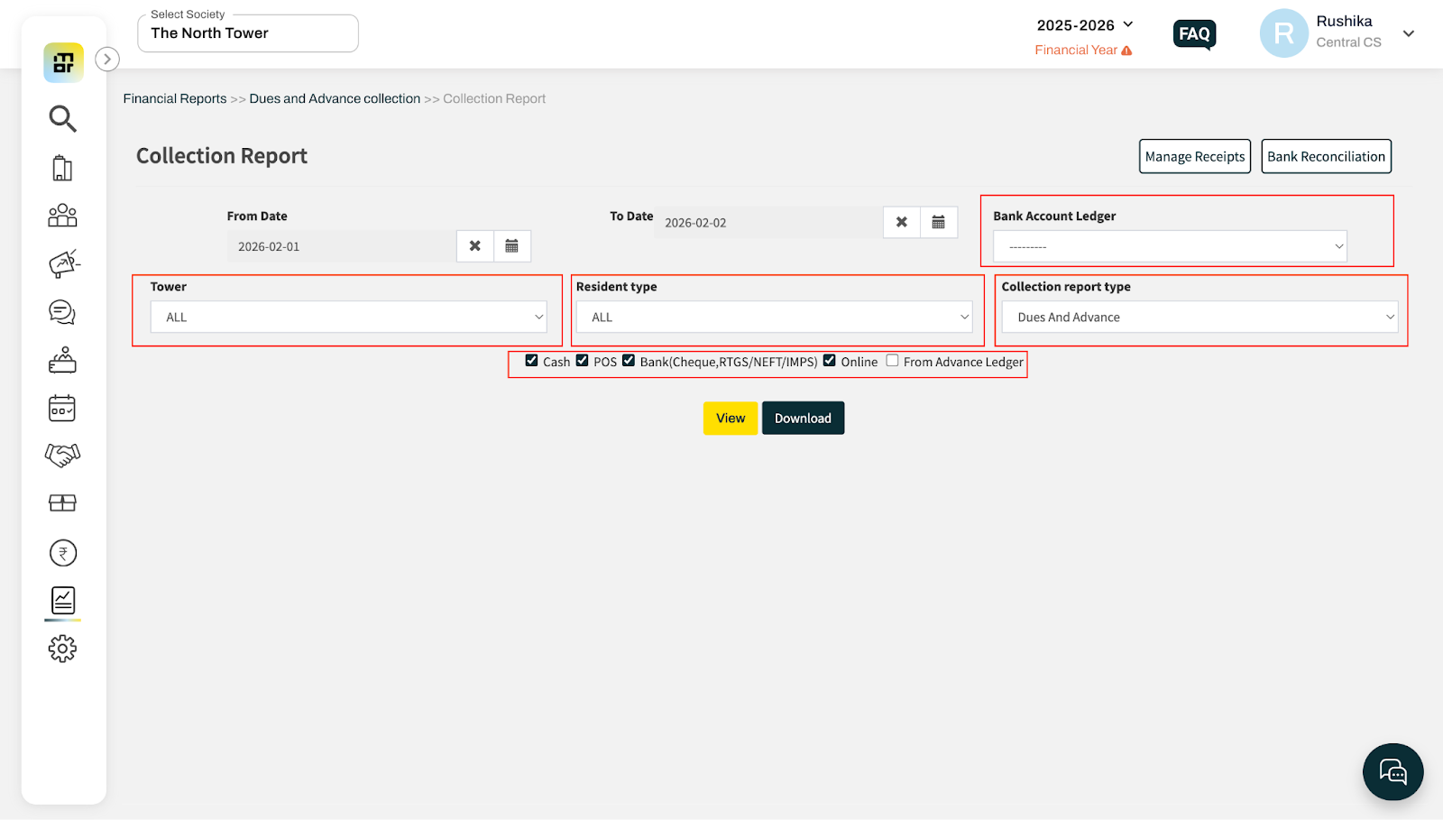3. You can click on View to see all the transaction details.