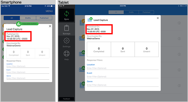 Lead capture mobile app