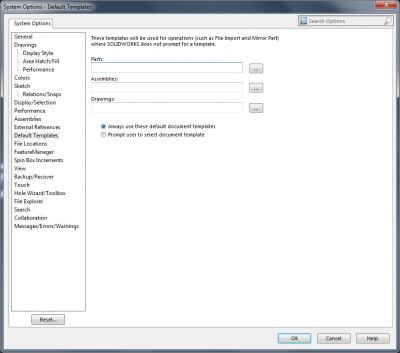 SolidWorks ToolsOptions DefaultTemplatePaths Empty.png