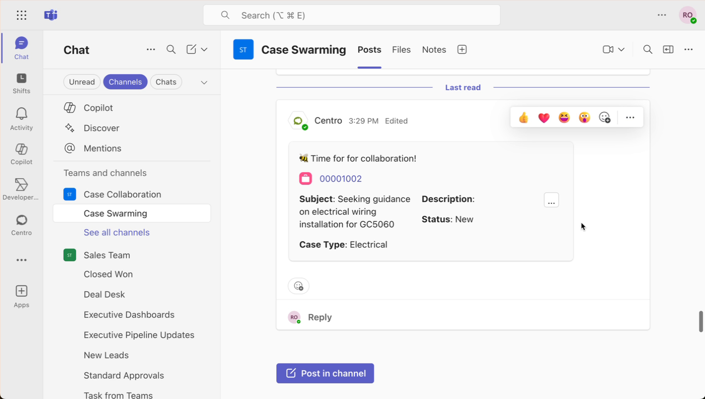Refresh to apply changes; edits respect Salesforce permissions