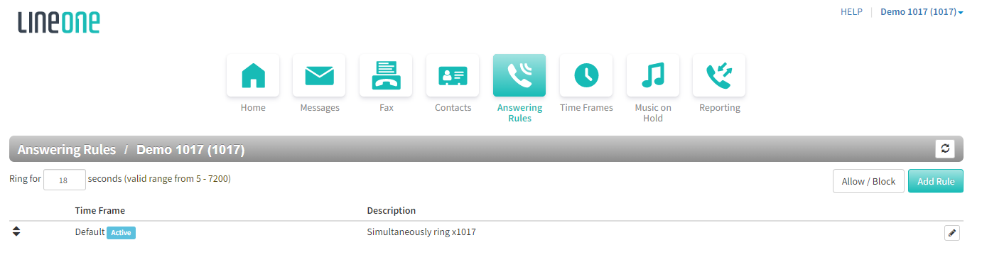 Settings Overview